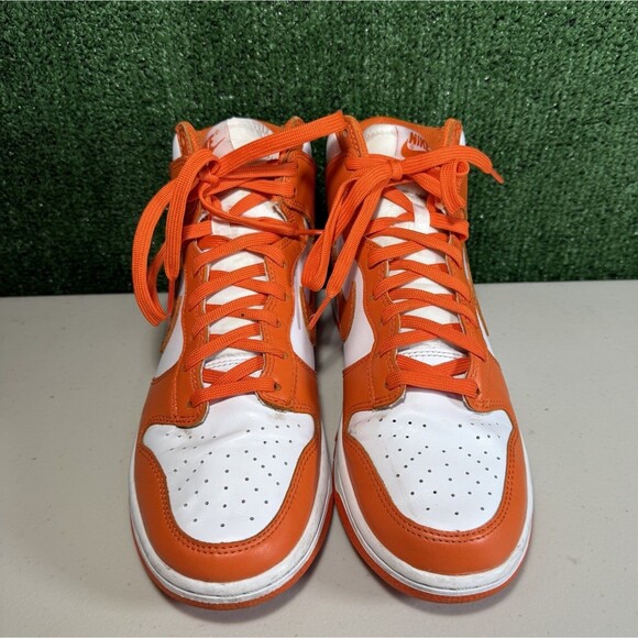 Nike Dunk High Shoes Syracuse SP 2021 Orange & White Men’s Size 8 DD1399-101 main image 6